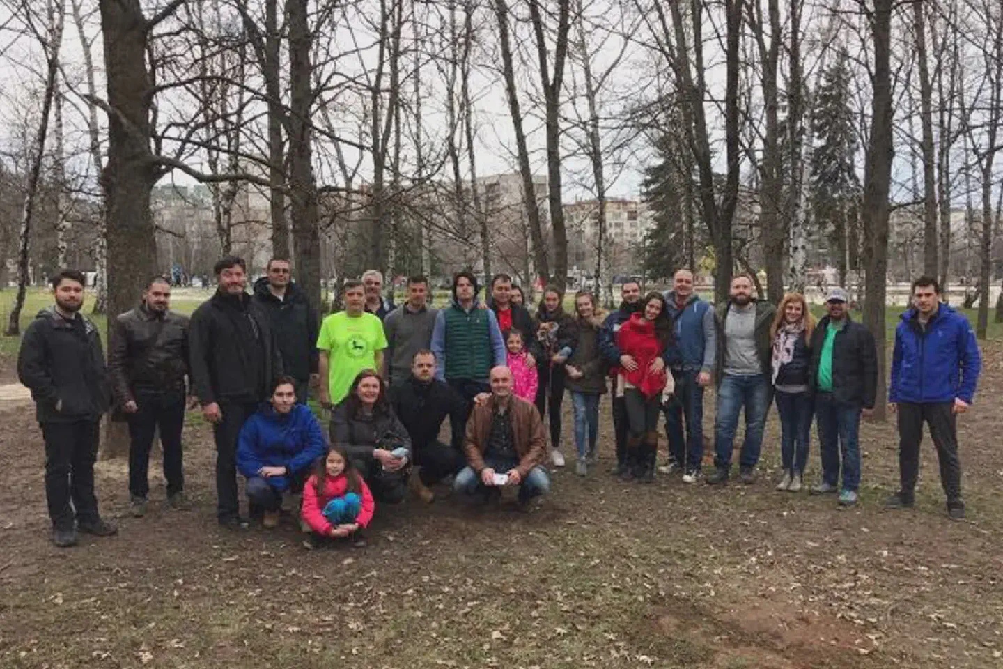 Засаждане на дръвчета в София