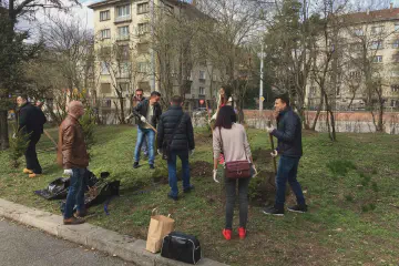 Засаждане на дръвчета в София 7