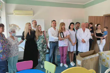Кауза "За здравето на децата ни" - първо дарение в МБАЛ Айтос 4